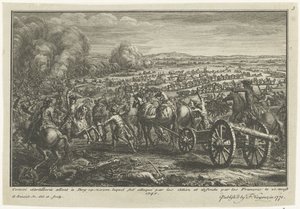 フランスの砲兵輸送船に対する連合軍の攻撃、1747 年 Convoi d
