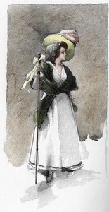 Retrato da cantora italiana Giuseppina Grassini (1773-1850)