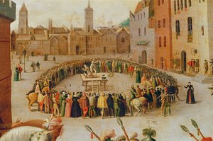 1535年のトーマスモア卿の処刑 作： Antoine Caron