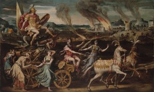 火星の勝利、1570年頃 作： Antoine Caron