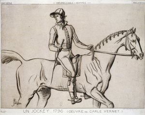 ジョッキー 作： Antoine Charles Horace Vernet
