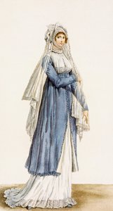 ジョルジュジャックガティーヌ（1773-1831）によって刻まれた、「アメージングアンドワンダフル」のプレートの婦人用ドレス。パブ。パリ、1803 作： Antoine Charles Horace Vernet