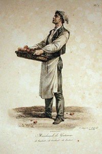 フランソワセラフィンデルペック（1778〜1825年）が刻印した「パリの叫び」シリーズのケーキセラー、ナンバー1