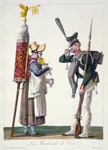 ココア売り手 作： Antoine Charles Horace Vernet
