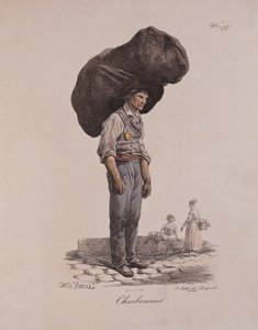 フランソワセラフィンデルペック（1778〜1825年）が刻印した「パリの叫び」シリーズのコリアー、ナンバー11 作： Antoine Charles Horace Vernet