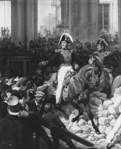 1832年7月31日、オルレアン公爵がパレロワイヤルを去り、ホテルドヴィルに向かいます（141289の詳細）