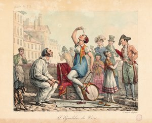 ガラスバランサー、1815-30 作： Antoine Charles Horace Vernet