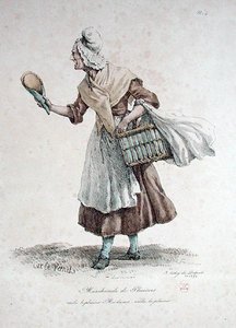 フランソワセラフィンデルペック（1778〜1825年）が刻印した「パリの叫び」シリーズの4位のペストリーセラー