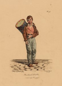 フランソワセラフィンデルペッチ（1778〜1825年）が刻印した「パリの叫び」シリーズのペストリーセラー、94番 作： Antoine Charles Horace Vernet