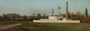 工業プラント 1865-70年頃 油彩・布 作： Antoine Chintreuil