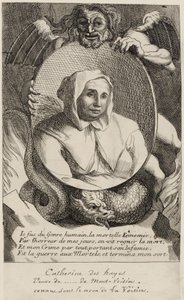 カトリーヌ・デシェーズ（モンヴォワザン、「ラ・ヴォワザン」の名で知られる）1680年 作： アントワーヌ・コイペル