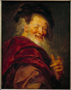 デモクリット（紀元前460年～370年）の肖像 ギリシャの哲学者アントワーヌ・コイペル（1661-1722）による絵画