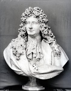 ジュールの胸像アルドゥアンマンサール（1646-1708）1698年（大理石） 作： Antoine Coysevox