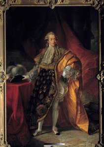 聖霊勲章の大礼服を着たシャルル・フィリップ・ド・フランス、アルトワ伯爵（1757-1836）未来のシャルル10世の全身像 アントワーヌ・フランソワ（アントワーヌ・フランソワ）・カレ（1741-1823）の絵