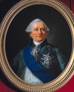 ヴェルジェンヌ伯爵シャルル・グラヴィエの肖像（1719～1787年）大臣画 アントワーヌ・フランソワ（アントワーヌ・フランソワ）・カルレ（1741～1823年）作 18世紀ディム0.79 x 0.61 m. ヴェルサイユ宮殿、シャトー美術館