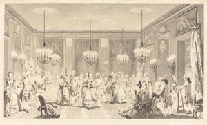 彼らには思われる 作： Antoine Jean Duclos after Augustin de Saint Aubin