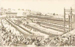 1790 年 7 月 14 日、シャン ド マルスでのフランセ総督 作： Antoine Jean Duclos after Charles Monnet