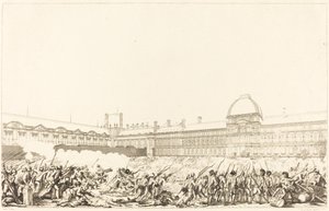 1792 年 8 月 10 日の日 作： Antoine Jean Duclos after Charles Monnet