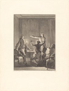 挑発 作： Antoine Jean Duclos after Jean Michel Moreau
