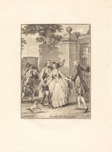 美しい魂の信頼 作： Antoine Jean Duclos after Jean Michel Moreau