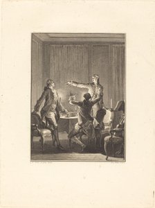 挑発 作： Antoine Jean Duclos after Jean Michel Moreau