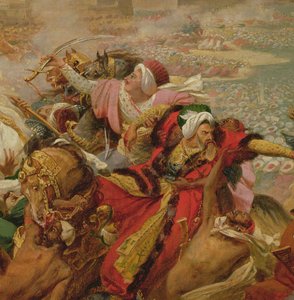 ムラート1799年7月25日にアブキールでトルコ軍を倒した（詳細）、1805年頃（キャンバスに油彩を搭載） 作： Antoine Jean Gros