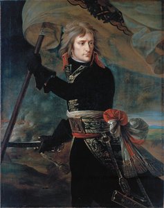 アルコールの橋の上のナポレオン・ボナパルト 作： Antoine-Jean Gros