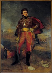 フランソワ・フルニエ・サルロヴェーズ将軍（1773-1827）の肖像 アントワーヌ・ジャン・グロ（1771-1835）の絵画 作： Antoine Jean Gros