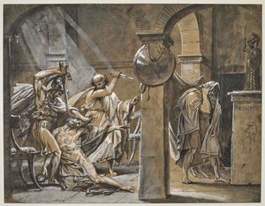 ティモファネスの死、1842年。 作： Antoine Jean Gros Baron