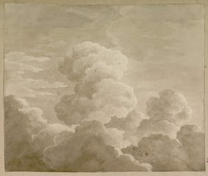 雲の研究、1815年。 作： Antoine Laurent Castellan