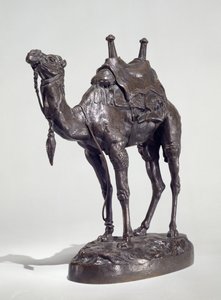 エジプト産ドロメダリーと馬具（ブロンズ） 作： Antoine Louis Barye