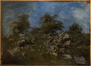 岩のある風景 作： アントワーヌルイバリー