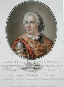 モーリス（1696-1750）ザクセン伯爵 作： Antoine Louis Francois (after) Sergent Marceau