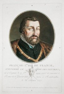 フランソワ1世（1494-1547）フランス国王 作： Antoine Louis Francois Sergent Marceau