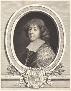 ブイヨン枢機卿 作： Antoine Masson after Nicolas Mignard