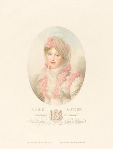 フランス皇后マリー・ルイーズ 作： Antoine Maxime Monsaldy after Jean Baptiste Isabey