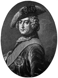 フレデリック大王、プロイセンの王、1903年。 作： Antoine Pesne