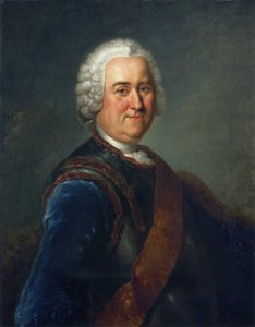 ジェームズ・キース陸軍元帥の肖像 作： Antoine Pesne