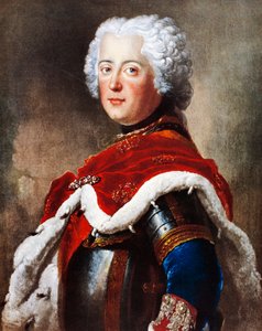 フレデリック・グレートとして知られるホーエンツォレルン家のフレデリック2世の肖像（ベルリン 作： Antoine Pesne
