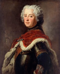 プロイセンのフリードリヒ2世の肖像（Frederic II de Prusse, dit le Grand 作： Antoine Pesne