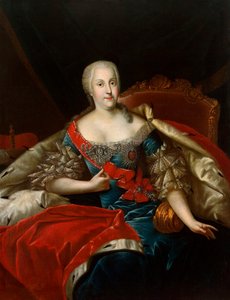 ヨハンナ・エリザベスの肖像、アンハルト・ゼルブストの選帝侯、1712-1760、c1746 作： Antoine Pesne