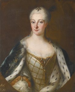ブランデンブルク＝シュヴェットのヘンリエッテ・マリアの肖像 1702-1782 作： Antoine Pesne School