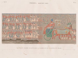 エジプトの説明: テーベ。 Medinet-Abou、Vol。 II、Pl。 12