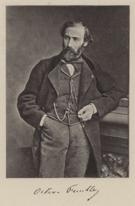オクターブ・フィーユ（フランスの小説家・劇作家）（モノクロ写真 作： Antoine Samuel Adam Salomon