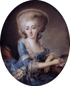 モンテッソン夫人（1738-1806）、アントワーヌ・ヴェスティエ（1740-1824）作 作： アントワーヌ・ベスティエ