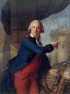 Henri Masers de Latude 1725-1805 の肖像。 作： Antoine Vestier