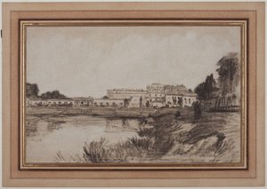 ベルサイユの眺め、1800年代。 作： Antoine Vollon