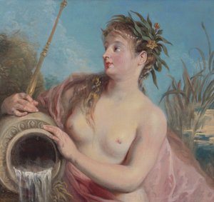 噴水ニンフ 作： Jean Antoine Watteau