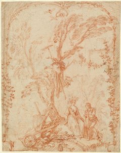 勇敢な庭師 作： Antoine Watteau