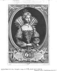 フランソワーズマルグリットドシリー（1584-1626）、クロードダフロス（1665-1727）の彫刻 作： Antoine after Pezey